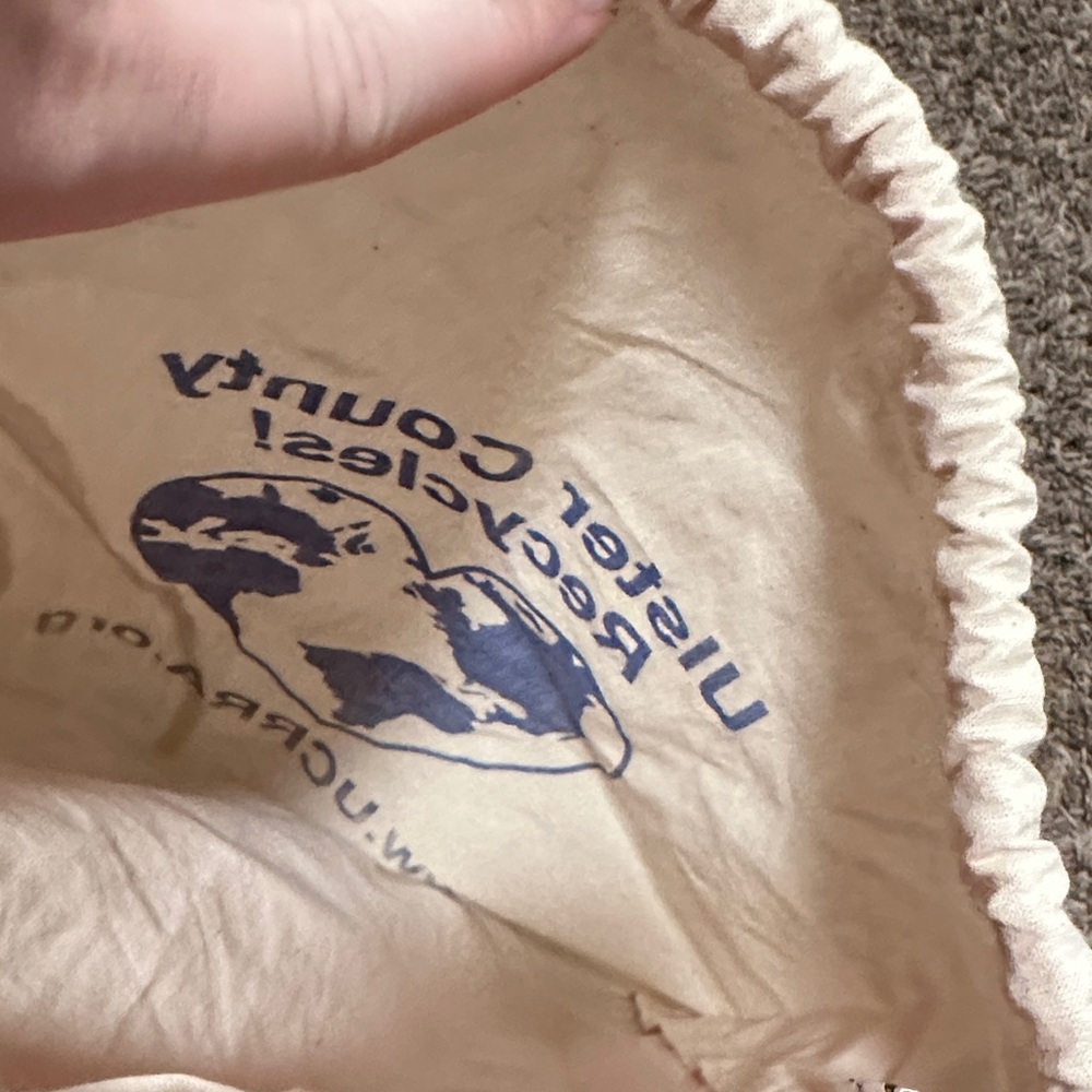 Eco-Friendly White Drawstring Backpack - image 3